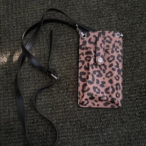 Leopard Print Crossbody Bag